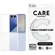 PanzerGlass CARE by ® Flagship Case Transparent Urban Combat w. Clear Frame Samsung Galaxy Z Flip7 maska za mobitel Poklopac Prozirno