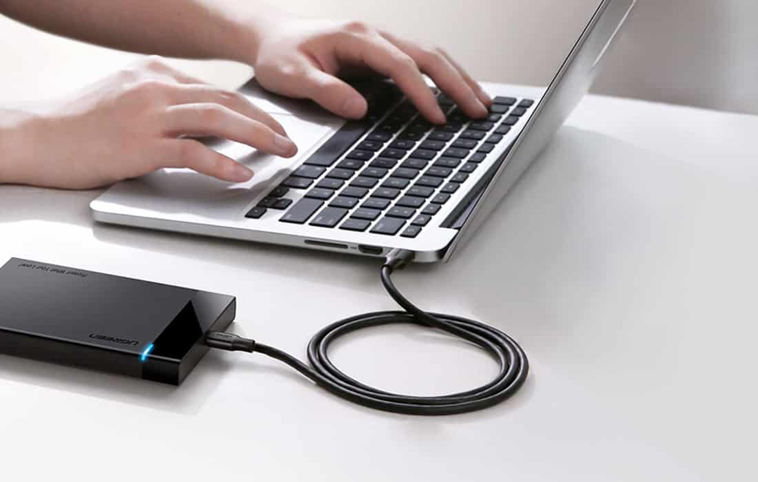 Kabel USB na USB-C 3.0 UGREEN US184 2m (črn)