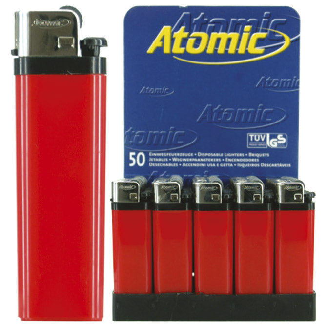UPALJAČ JEDNOKRATNI SJAJNI ATOMIC REIBRAD TROBER 3937405 CRVENI