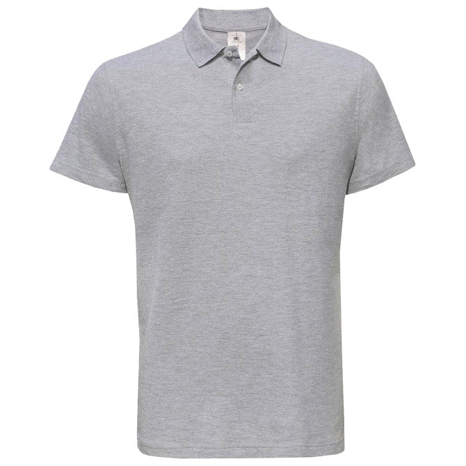 MAJICA KRATKI ROKAVI POLO B&C ID.001 180G SVETLO SIVA L
