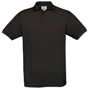 MAJICA KRATKI RUKAVI B&C SAFRAN POLO 180G CRNA S