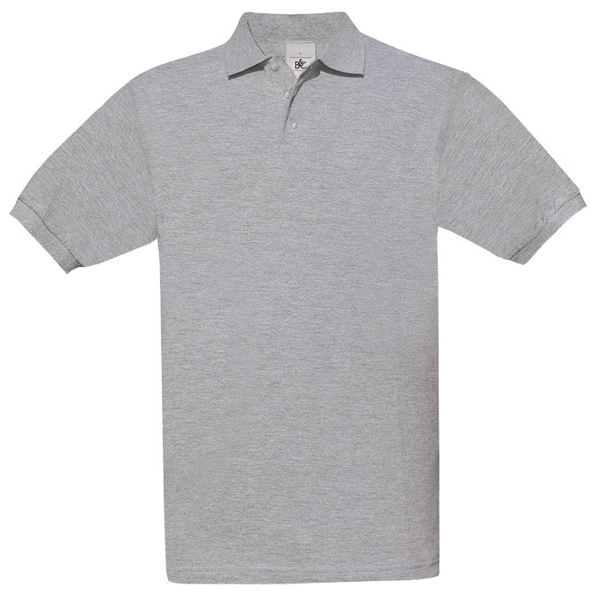 MAJICA KRATKI RUKAVI B&C SAFRAN POLO 180G SVIJETLO SIVA S