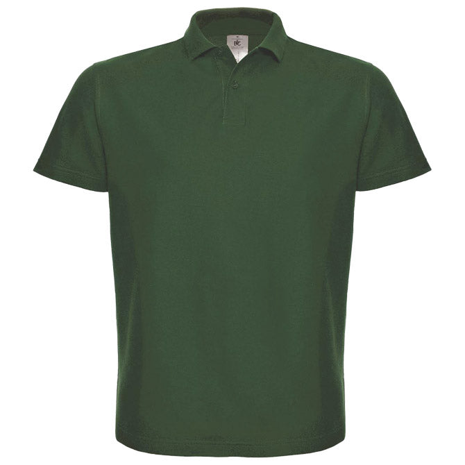 MAJICA KRATKI ROKAVI POLO B&C ID.001 180G TEMNO ZELENA XL