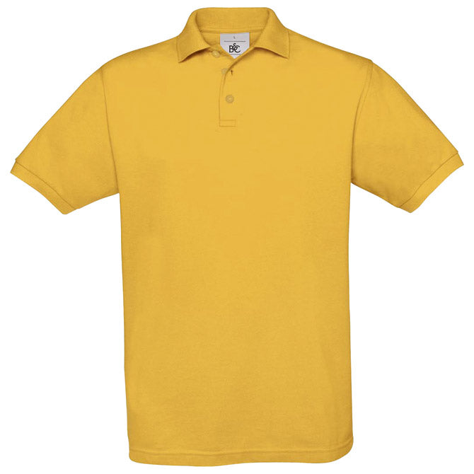 MAJICA KRATKI RUKAVI B&C SAFRAN POLO 180G ZLATNA ŽUTA L-EOL!!