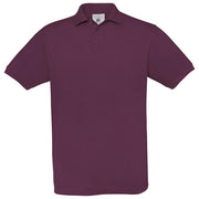 MAJICA KRATKI ROKAVI B&C SAFRAN POLO 180G BORDO M-EOL!!