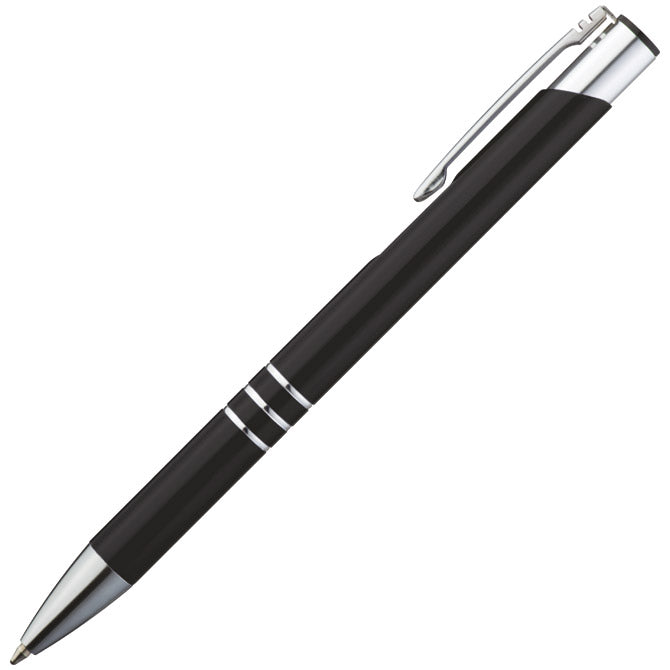 Olovka kemijska metalna ascot easy 333903 crna
