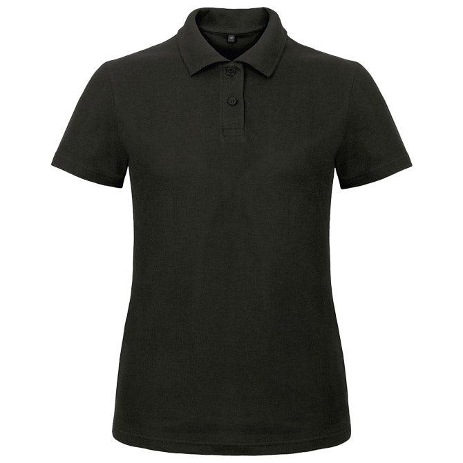 MAJICA KRATKI RUKAVI POLO B&C ID.001/WOMEN 180G CRNA XS