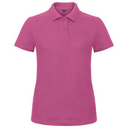 MAJICA S KRATKIMI ROKAVI POLO B&C ID.001/ŽENSKA 180G ROZA L
