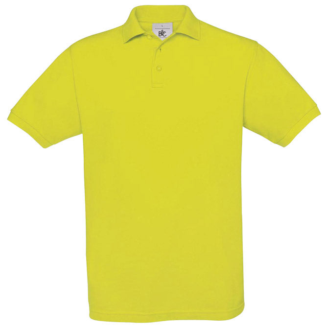 MAJICA KRATKI ROKAVI B&C SAFRAN POLO 180G NEON RUMENA M-EOL!!