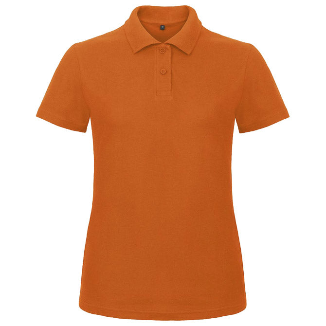 MAJICA KRATKI RUKAVI POLO B&C ID.001/WOMEN 180G NARANČASTA XL