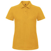 MAJICA KRATKI ROKAVI POLO B&C ID.001/ŽENSKE 180G ZLATO RUMENA 2XL