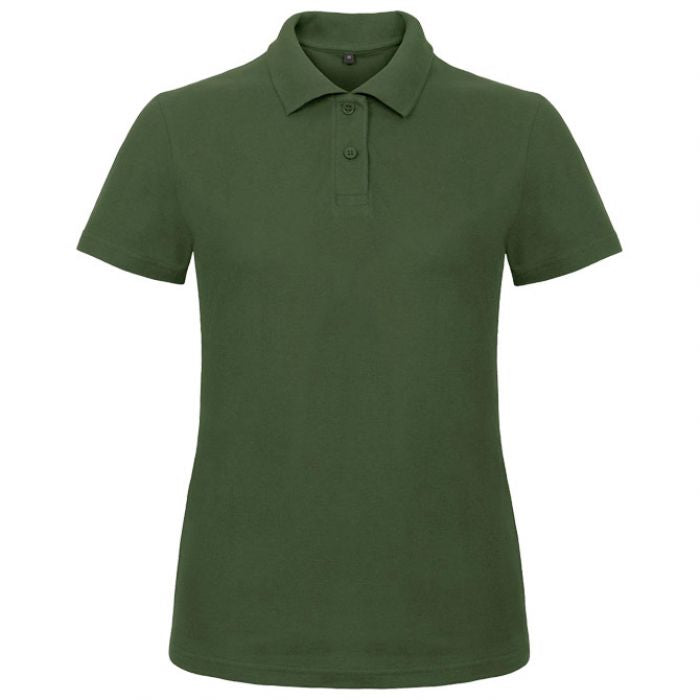 MAJICA KRATKI RUKAVI POLO B&C ID.001/WOMEN 180G TAMNOZELENA XL