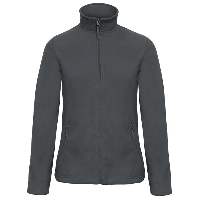 JAKNA ZIP-FLIS B&C ID.501 ŽENSKA 280G TEMNO SIVA L