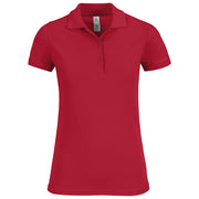 MAJICA KRATKI ROKAVI B&C SAFRAN TIMELESS WOMEN 180G RDEČA L