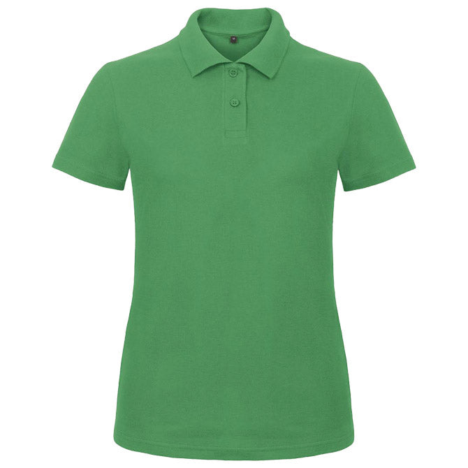 MAJICA KRATKI RUKAVI POLO B&C ID.001/WOMEN 180G TRAVA ZELENA 2XL