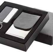 SET ZA VIZITKE PLUS KLJUČEVE ANDA AP810384 CRNO-SREBRNI