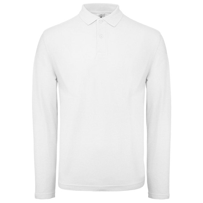 MAJICA DUGI RUKAVI POLO B&C ID.001 LSL 180G BIJELA M