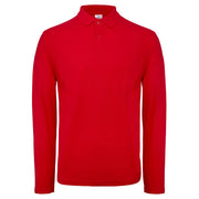 MAJICA DUGI RUKAVI POLO B&C ID.001 LSL 180G CRVENA S