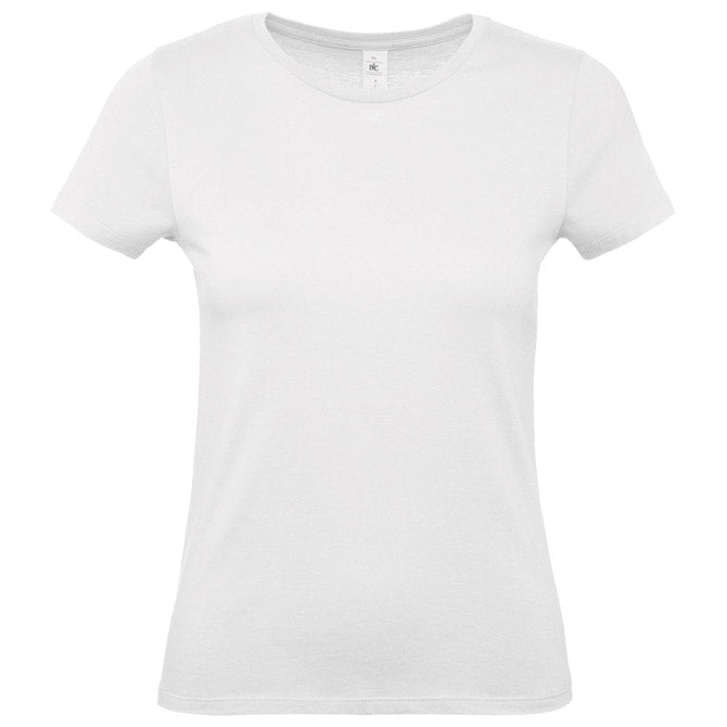 MAJICA KRATKI ROKAVI B&C #E190/WOMEN BELA 2XL