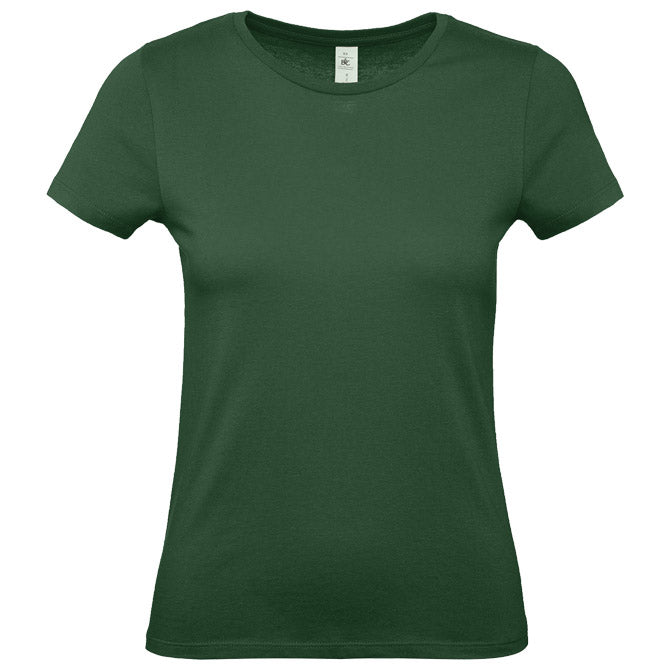 MAJICA KRATKI RUKAVI B&C #E150/WOMEN TAMNO ZELENA M