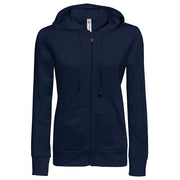 MAJICA DUGI RUKAVI ŽENSKA ZIP B&C WONDER 280G TAMNO PLAVA XL!!