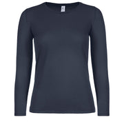 MAJICA DOLGI ROKAVI B&C #E150/WOMEN LSL TEMNO MODRA XL