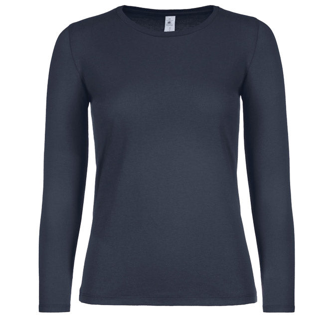 MAJICA DOLGI ROKAVI B&C #E150/WOMEN LSL TEMNO MODRA XL