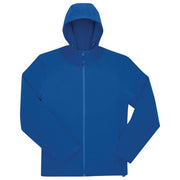 JAKNA ZIP MUŠKA B&C HOODED SOFTSHELL AZURNO PLAVA 2XL * DO ISTEKA ZALIHA