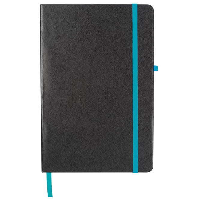 NOTES A5 CRTE 80L ŠAMOA S GUMICOM CUXHAVEN EASY 037914 CRNO/SVIJETLO PLAVI