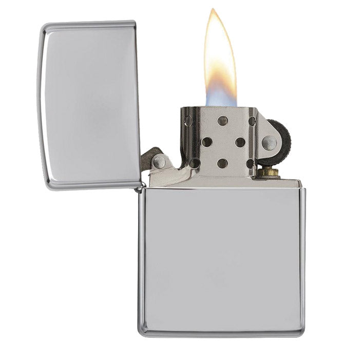 UPALJAČ METALNI SJAJNI ZIPPO 250 SREBRNI