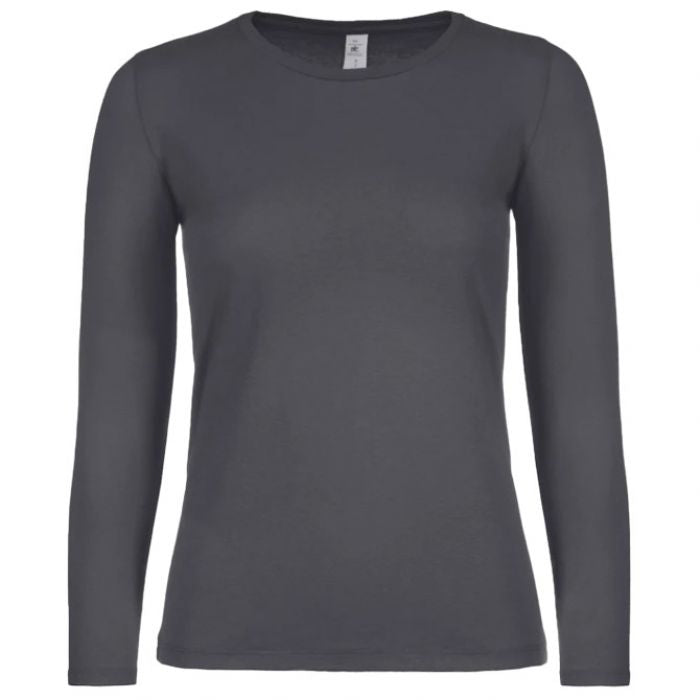 MAJICA DUGI RUKAVI B&C #E150/WOMEN LSL TAMNOSIVA M * DO ISTEKA ZALIHA
