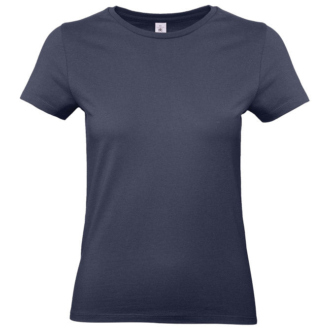 MAJICA KRATKI ROKAVI B&C #E190/WOMEN TEMNO MODRA XL