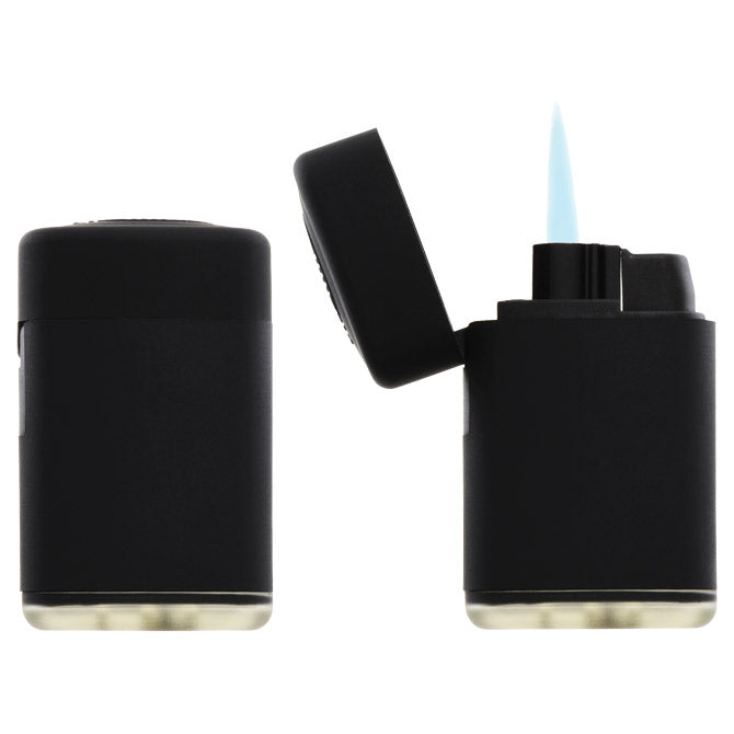 Upaljač elektronski gumirani mat atomic jet flame rubber trober 2516000 crna