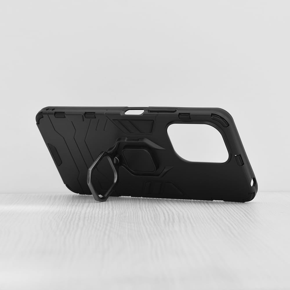 Techsuit Silicone Shield ovitek za Xiaomi Redmi 13C 4G / 13C 5G / Poco M6 / C65-črn