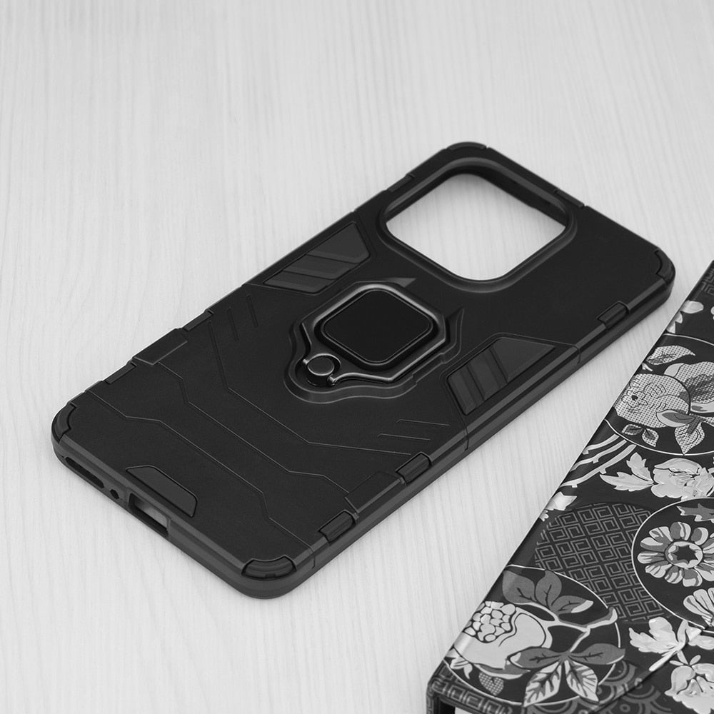 Techsuit Silicone Shield ovitek za Xiaomi Redmi Note 13 4G – črna