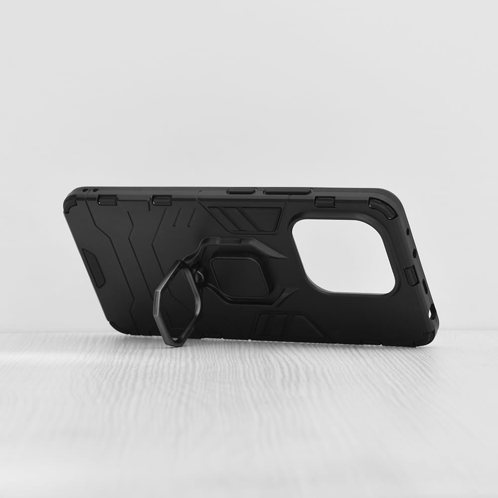 Techsuit Silicone Shield maska za Xiaomi Redmi Note 13 4G – crna