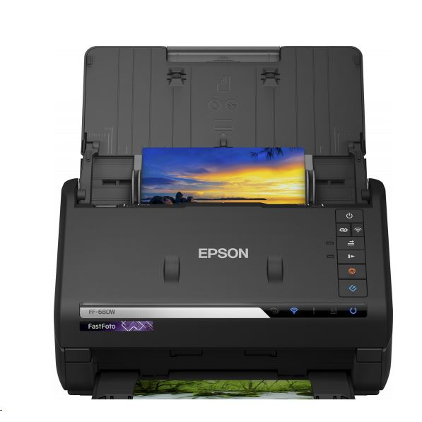 Epson FastFoto FF-680W Skener sa unosom listova 600 x 600 DPI A4 Crno