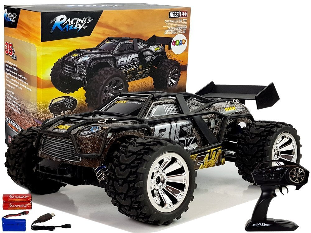 Buggy na daljinsko upravljanje 2.4G 1:18 s brzinom do 35 km/h - crno/žuti