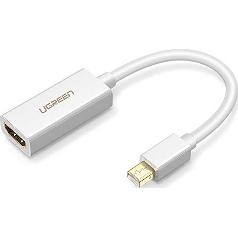 Ugreen 10460 prilagodnik za video kabel Mini DisplayPort HDMI Bijelo