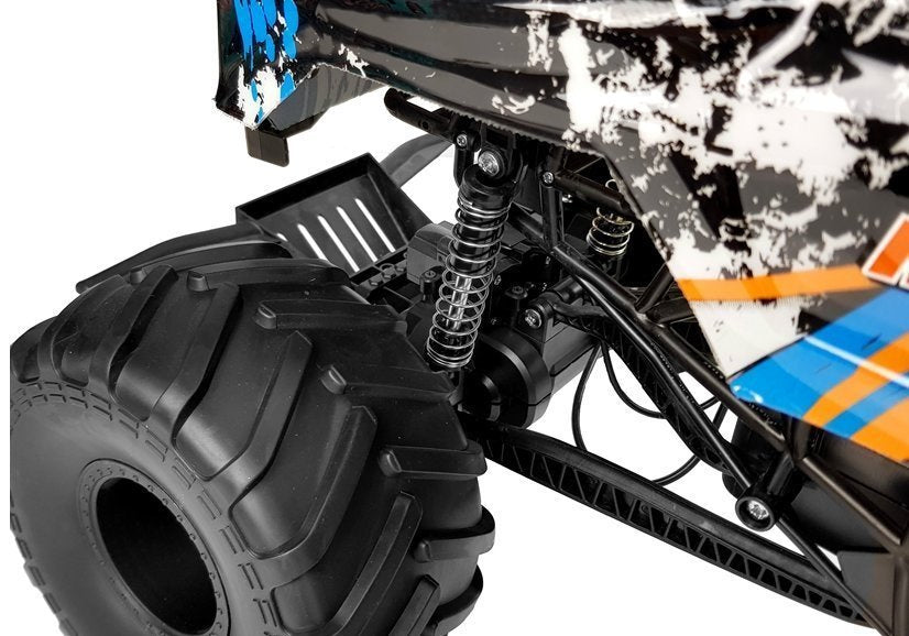 Buggy na daljinsko upravljanje Monster X 2.4G 4x4 57cm - narančasto/plavi