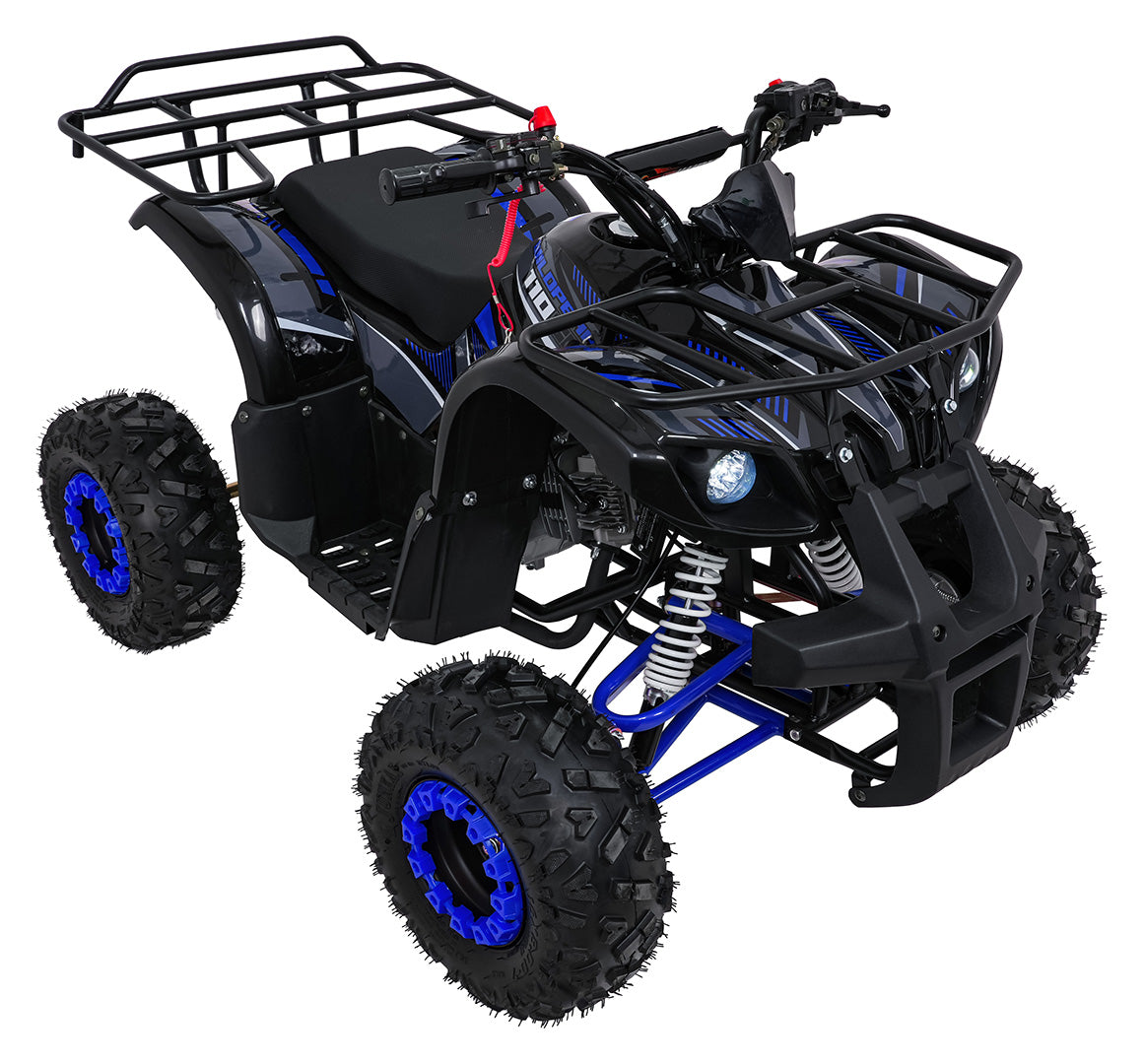Quad na benzin WILDPEAK 110cc - plavi