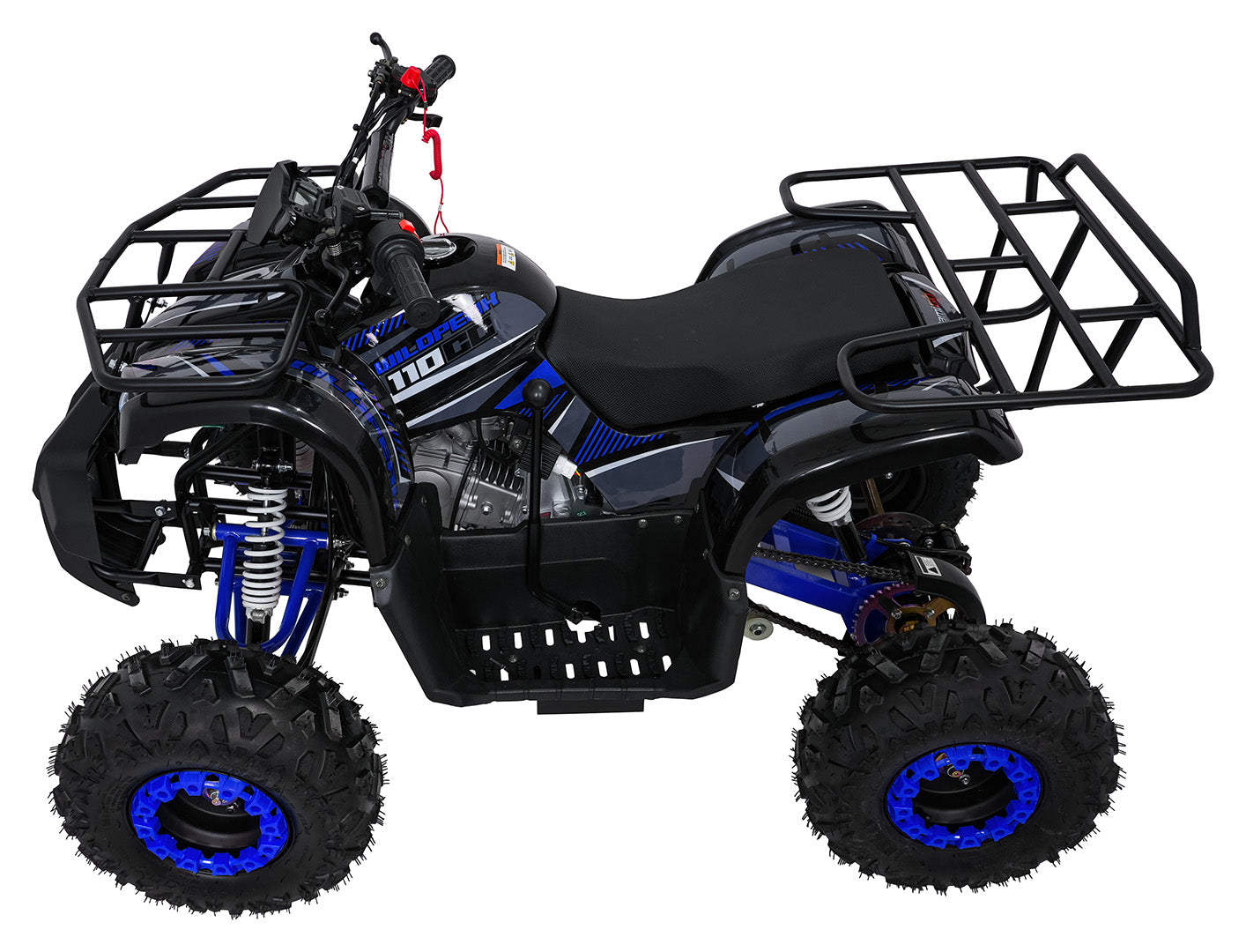 Quad na benzin WILDPEAK 110cc - plavi