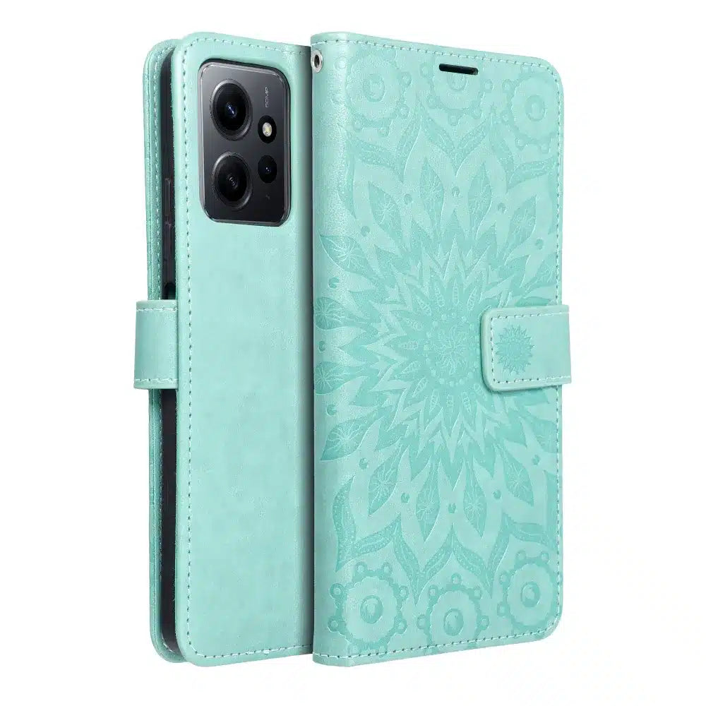 MEZZO Book case preklopna torbica za XIAOMI Redmi NOTE 12 5G mandala zelena