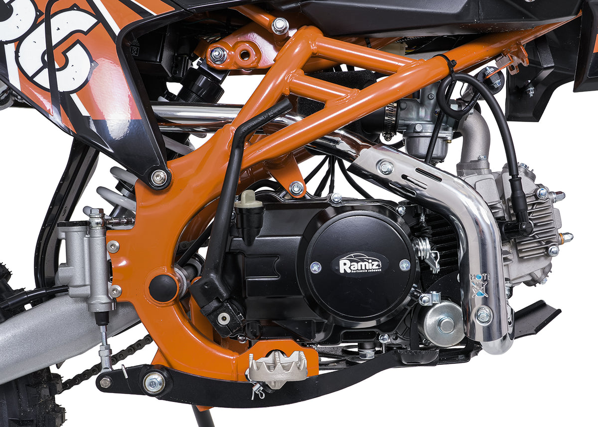 Cross motor na benzin ULTRA 66 125cc - narančasti