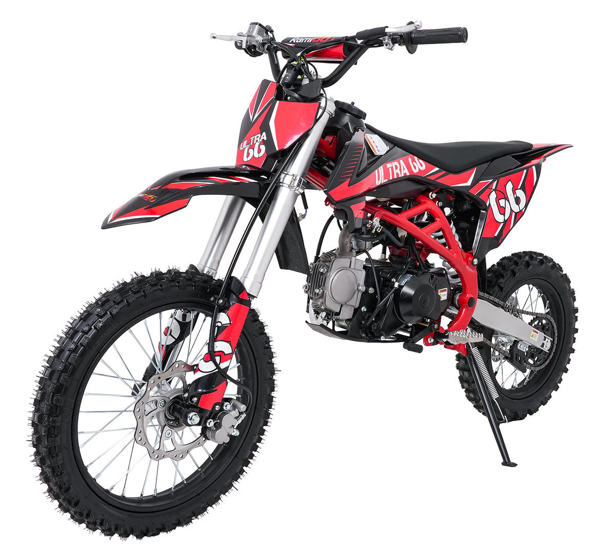Cross motor na benzin ULTRA 66 125cc - crveni