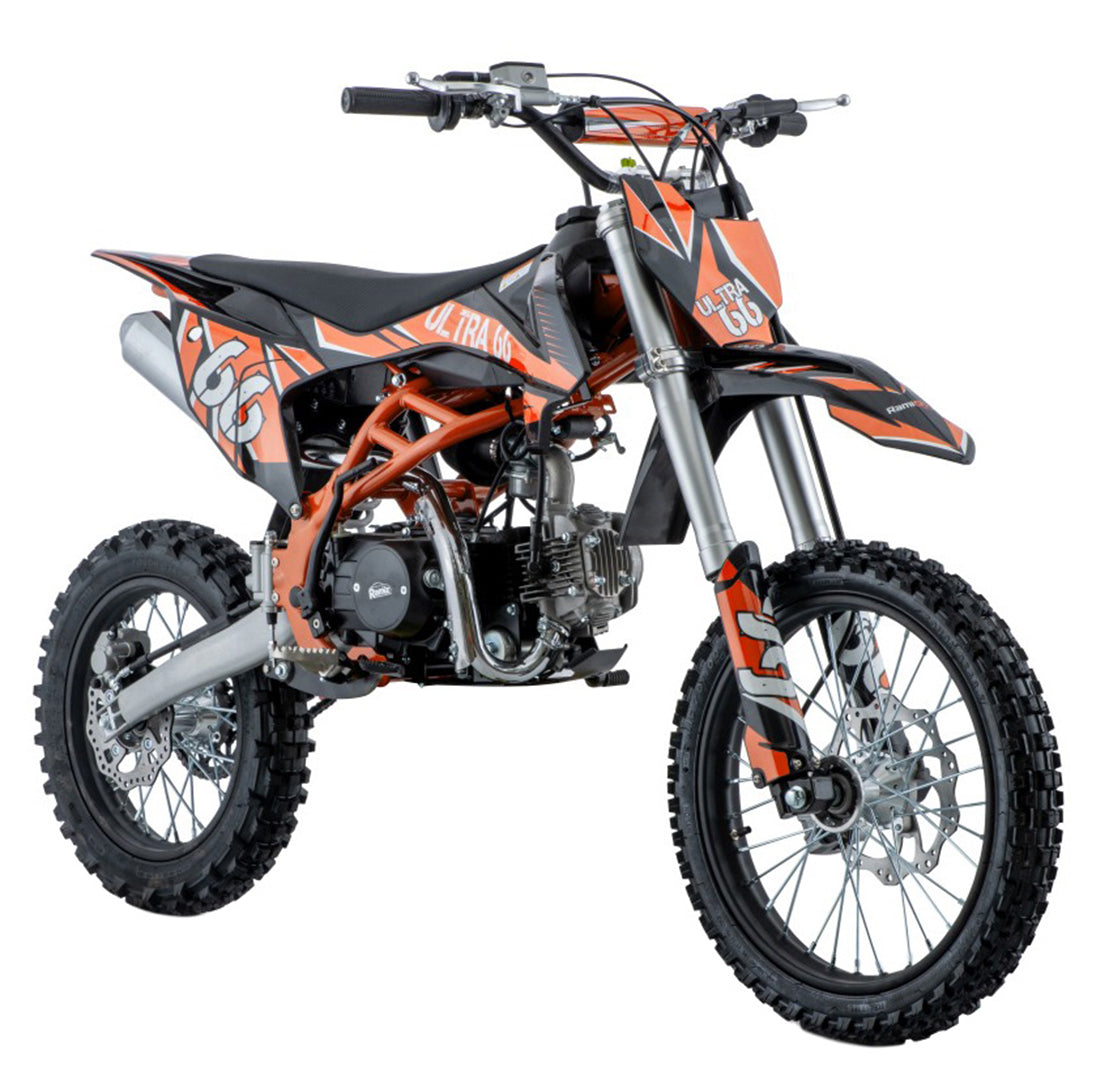 Cross motor na benzin ULTRA 66 125cc - narančasti