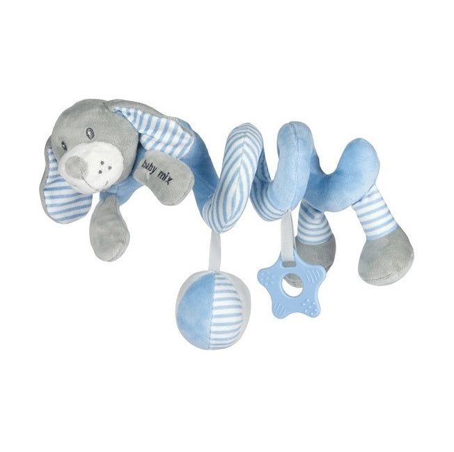 Plišana spirala pas grey&blue
