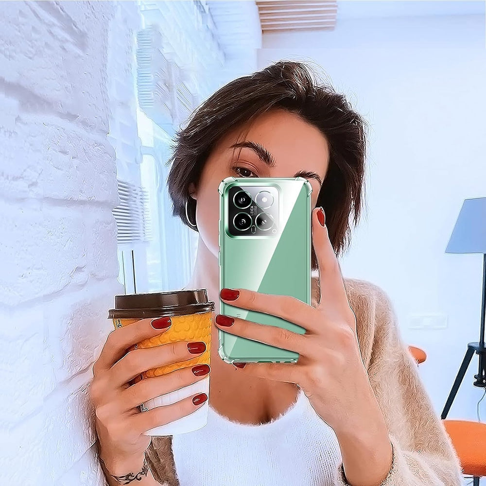 Techsuit Shockproof Clear Silicone prozirna maskica otporna na udarce za Xiaomi 14