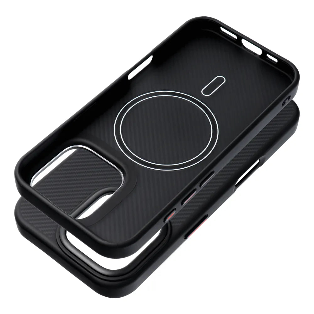 Carbon Elite Mag Cover ovitek, združljiv z MagSafeom za iPhone 16 črn