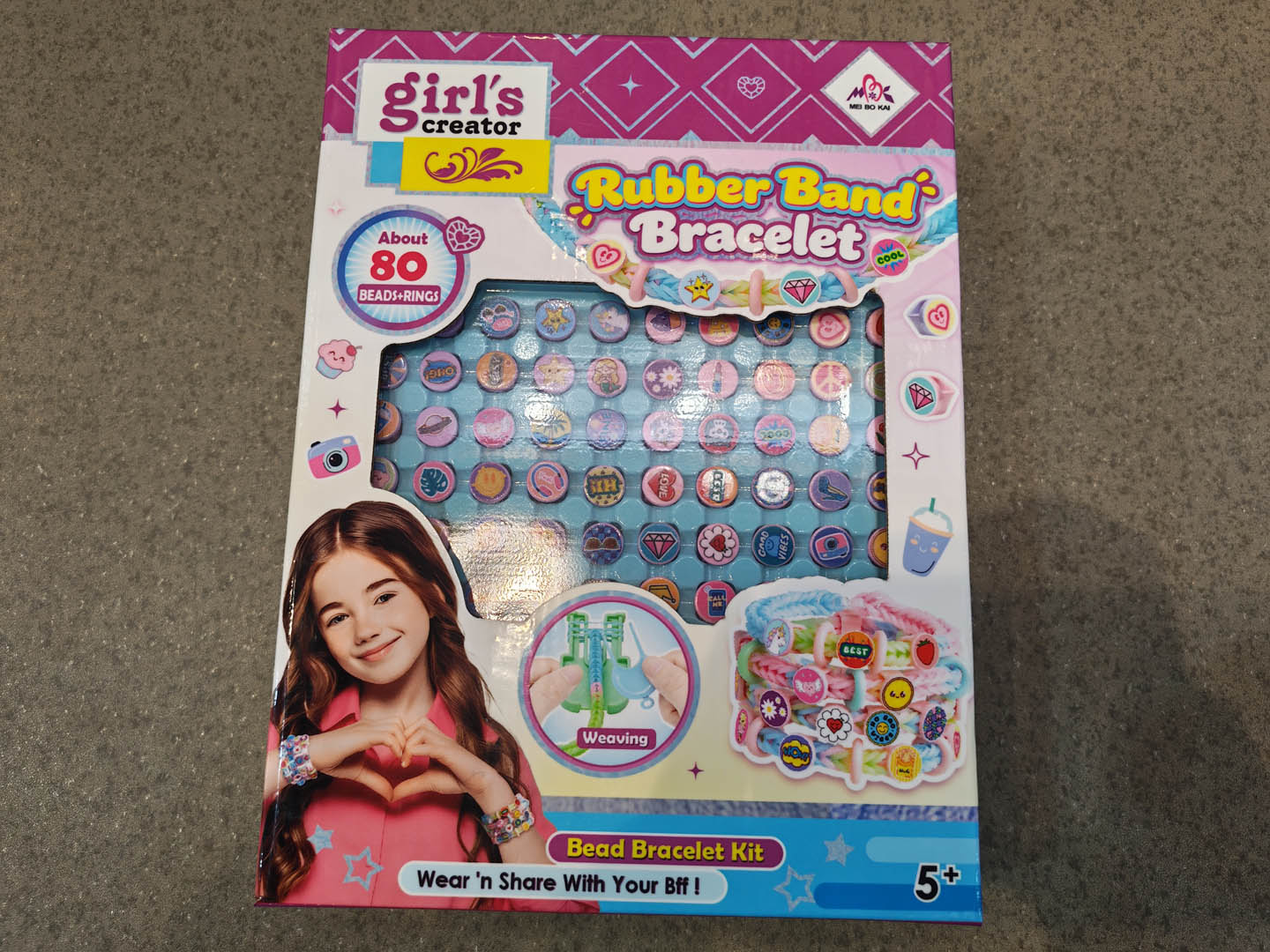 Rubber Bracelet Weaving Kit